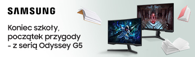IT - Samsung monitory - koniec szkoły Odyssey G5 - 0624 - monitory i komputery - belka mobi 396x116