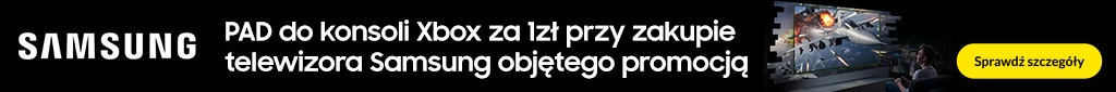 RTV 471 - DP-135 - TV SAMSUNG + PAD XMOX za 1 PLN - 0926 - belka 1024x85