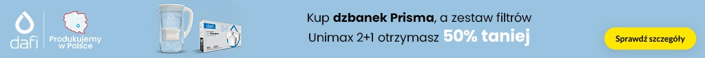 AD - Dafi - wkład filtrujący 50% taniej 0626 belka 1024x85 Wkłady do dzbanków filtrujących, Dzbanki filtrujące