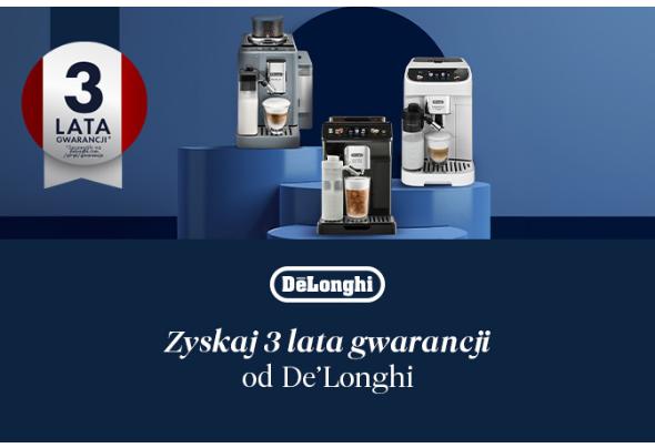 AD - Delonghi  - 3 lata gwarancji - ekspresy automatyczne- 0824