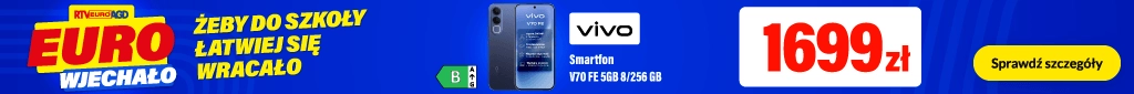 Nowy rok szkolny- 2026 - flight 6 - belka 1024x85 - 1397258 SMARTFON V70 FE 5GB 8/256GB GRANAT.VIVO