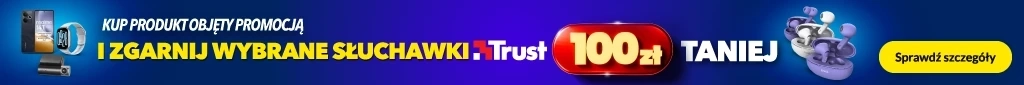 TELE31 - Promocja z słuchawkami TRUST - 0226 - belka 1024x85