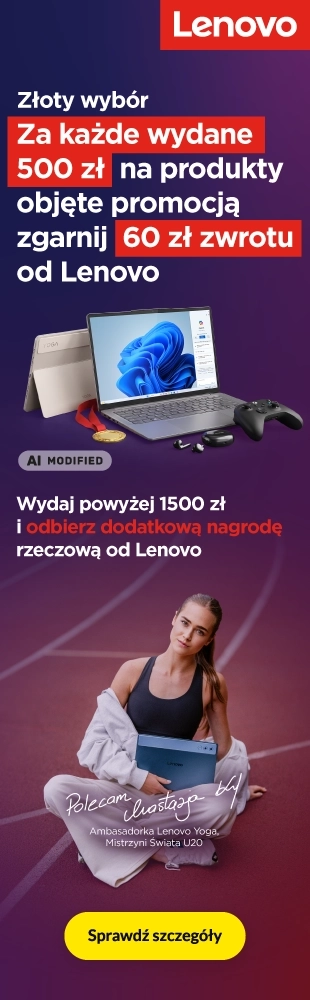 TELE385 - Lenovo - 60 za 500 na produkty Lenovo - 0926 - uszy L i P tablety