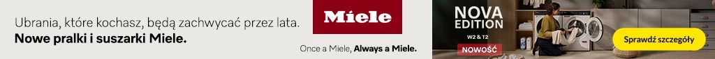 AGD - Miele - nowe pralki i suszarki - 0425 - baner główny belka 1024x85