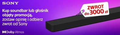 RTV 59 -  Kup wybrany soundbar lub głośnik naramienny Sony i odbierz cashback 3000zł - 0525 - belka 396x116