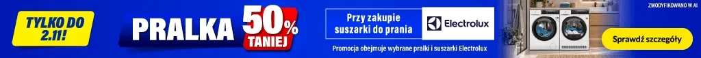 AGD - Electrolux - pralka + suszarka = pralka 50% - 1026 DP-487 - belka 1024x85 pralko-suszarki i suszarki