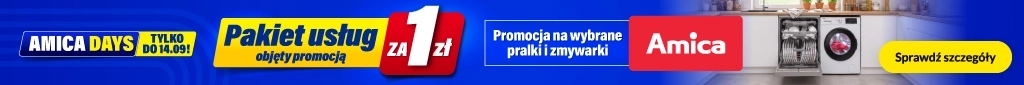 AGD - Amica Days - usługi - Pralki i zmywarki - pakiet za 1 zł 0926 -  belka 1024x85