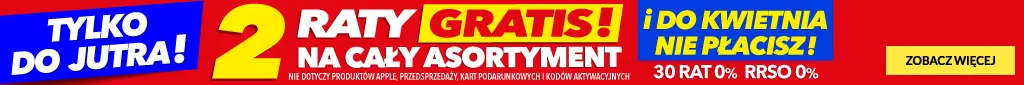 Raty - 2 raty gratis - 1124 - belka 1024x85 v2