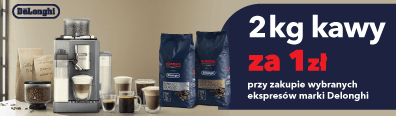 AD - Delonghi - 2kg kawy za 1 zł - ekspresy- 0424 - belka mobi