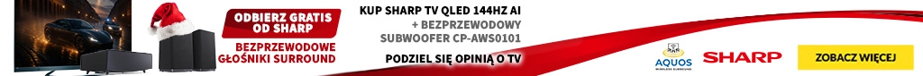 RTV 166 - Sharp głośniki gratis - 1125 - belka 1024x85