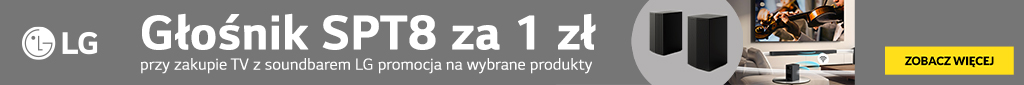 RTV -  LG głośnik  za 1 zł - 0824- belka 1024x85- tv - sb