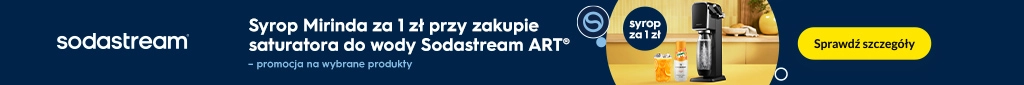 AD - Sodastream syrop Mirinda za 1 zł 0526 belka 1024x85 czajniki elektryczne, wkłady do dzbanków, dzbanki filtrujące i saturatory, syropy