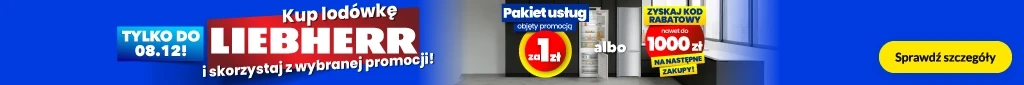 AGD Liebherr - zyskaj kod i usługi za 1 zł 1125 - baner główny belka 1024x85 - kat. lodówki do zabudowy, zmywarki, piekarniki i płyty