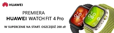 TELE - smartwatche - Huawei Fit 4 pro - premiera - 0525 - belka mobi 396x116
