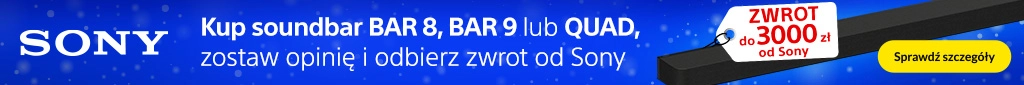 RTV 225 - Kup soundbar i odbierz zwrot od Sony - 0126 - baner główny belka 1024x85