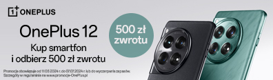 TELE - smartfony - OnePlus12 z BLIK - zwrot 500 zł - 0624 - belka mobi 396x116