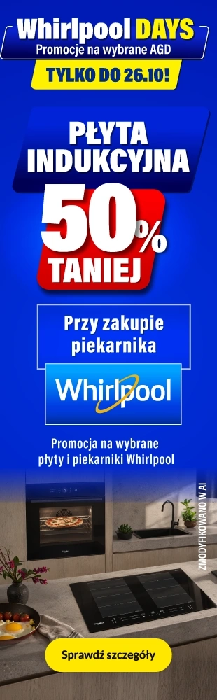 Whirlpool Days - piekarnik + płyta = płyta 50% taniej - 1026 DP-427 - uszy lewe i prawe płyty do zabudowy, piekarniki