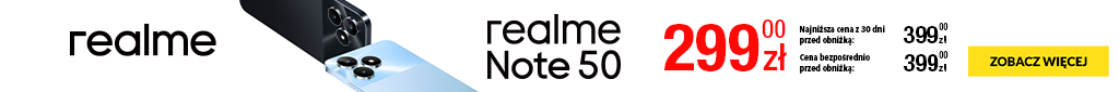 TELE - realme Note 50 w obniżonej cenie - 0424 - belka 1024x85