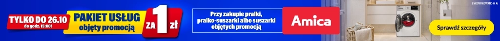 AGD - Amica - usługi za 1 zł - pralnictwo - 1026 - DP-477 - baner główny belka 1024x85-pralnictwo