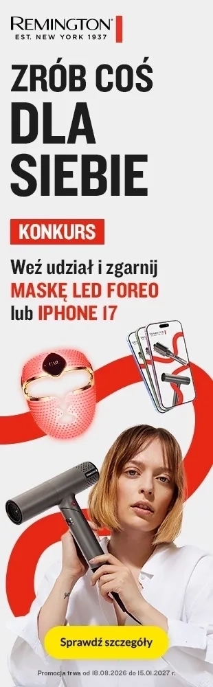 AD - Remington - perfumy do włosów w prezencie- 0826 - uszy prawe -1.10-12.10 - prostownice