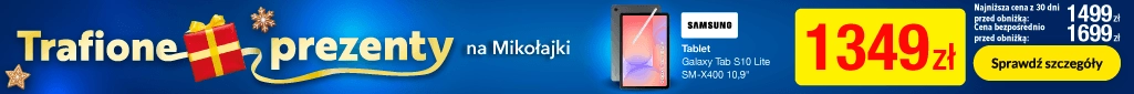 Prezentownik - Trafione Prezenty - 21112025 - belka 1024x85 1364526 Tablet Samsung Galaxy Tab S10 Lite SM-X400 10,9"
