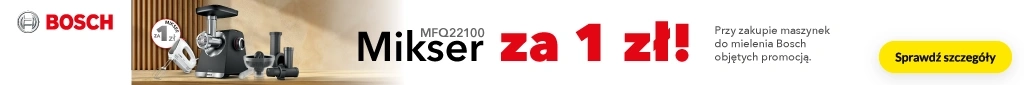 AD - Bosch - maszynka do mielenia z mikserem za 1 zł - 0325 - belka kat.kuchnia