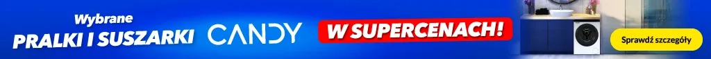 AGD - Candy super cena - 1125 - baner główny belka 1024x85 - kat. pralki, suszarki, pralko-suszarki pralnictwo