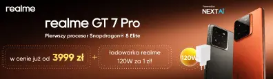 TELE - smartfony - realme GT 7 Pro - ładowarka za 1 zł - 1224 - belka mobi 396x116