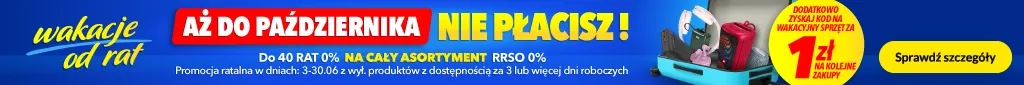 Raty - Wakacje od rat - Do 40 rat 0% RRSO 0% - 0625 - belka 1024x85 