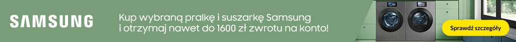 AGD - Samsung Cashback - pralnictwo - 1025 - baner główny belka 1024x85 - kat. pralki, suszarki, pralko-suszarki