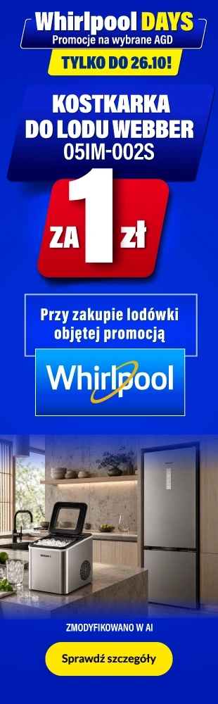 AGD - Whirlpool Days – lodówka + kostkarka za 1zł - 1026 - DP-429 - uszy lewe i prawe lodówki do zab