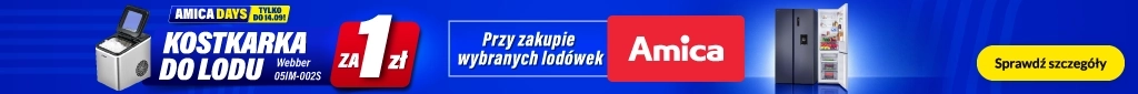 AGD - AMICA DAYS - 1. Chłodnictwo/kostkarka za 1 zł - 0926-  belka 1024x85