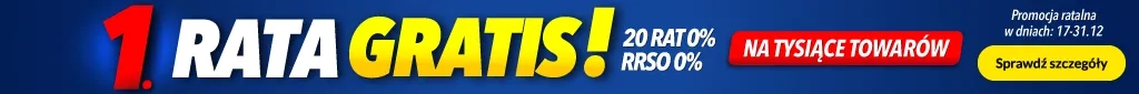 Raty - 1 rata gratis 1225 - belka 1024x85