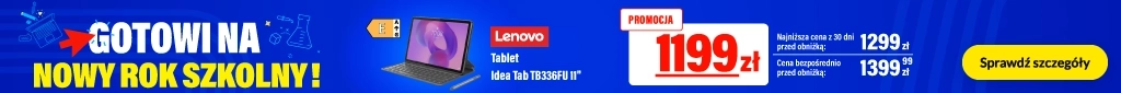 Nowy rok szkolny- 2026 - flight 3 - belka 1024x85 - 1369144 TABLET IDEA TAB11" MAT 8/128 WIFI+PEN+KB 