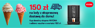 AD - Nivona - ekspresy - voucher na zakup lodów - 0624 - ekspresy ciśnieniowe - belka mobi 396x116