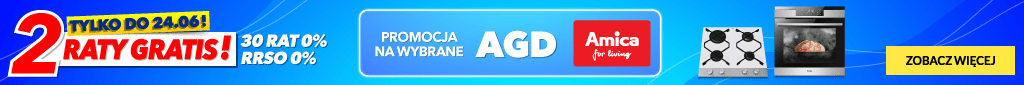 AGD - AMICA - 2rata gratis - 0624 - baner główny belka 1024x85 każda kat. AGD do zab