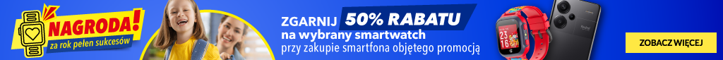 TELE - smartwatch 50% taniej przy zakupie smartfona - 0624 - belka 1024x85