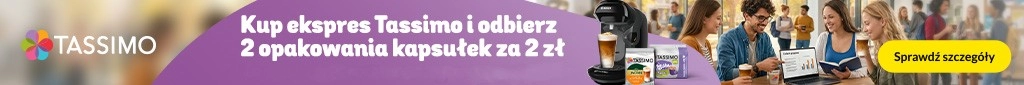 AD - Tassimo 2 opakowania kapsułek za 2 zł -0926 belka 1024x85 Ekspresy ciśnieniowe kawa