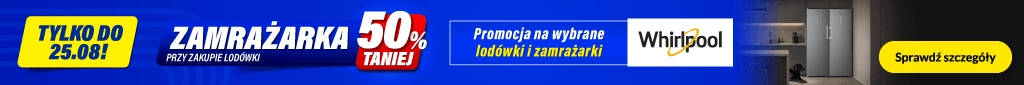 AGD - Whirlpool - drugi 50% taniej (chłodnictwo) - belka 1024x85
