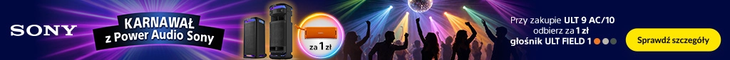 RTV 221 - Kup ULT 9 AC/10 i zgarnij głośnik ULT FIELD 1 za 1 zł - baner główny belka 1024x85
