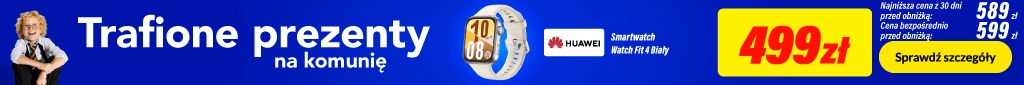 Trafione prezenty na Komunię - 0426 - belka 1024x85 1350482 Smartwatch Huawei Watch Fit 4 Biały