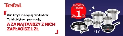AKC - Tefal trzeci za 1 zł - 0725 - garnki, patelnie - belka mobile 396x116