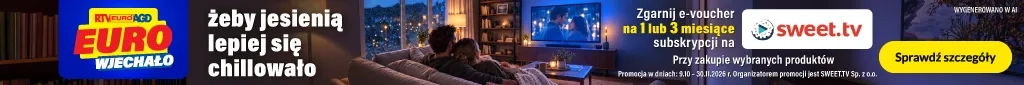 Lepszy dom - Jesienny chill 2026 - belka 1024x85 telewizory, soundbary, tablety, tostery, opiekacze, blendery, garnki elektryczne, saturatory do wody gazowanej 
