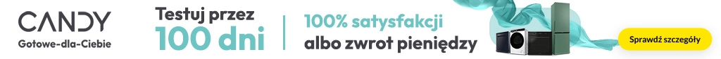 AGD - Candy - Gwarancja satysfakcji - 0626 - baner główny belka 1024x85 zabudowa i duże agd