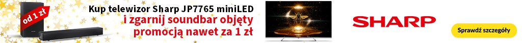 RTV195 - Kup telewizor Sharp a soundbar objęty promocją od 1 zł - 1225 - belka 1024x85