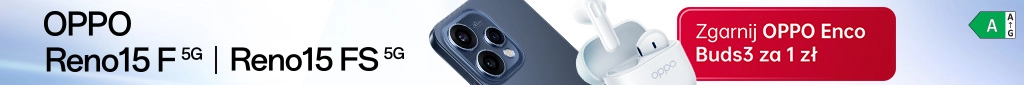TELE72 - Oppo Enco Buds3 za 1 zł przy zakupie Oppo Reno15 FS 5G i Reno15F 5G - 0226 - belka 1024x85  