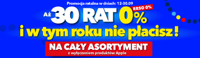 Raty - aż 30 rat 0% i w tym roku nie placisz - 0924 - belka mobi 396x116